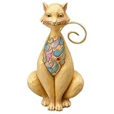 Jim Shore for Enesco Heartwood Creek Mini Cat Figurine, 3-3/4-Inch