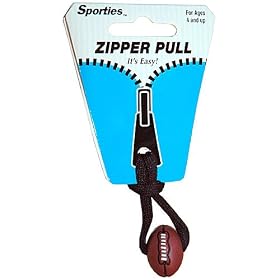 <b>Football Zipper Pull</b>