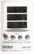 Extech Instruments 445702 HygroThermometer Clock