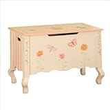 Teamson Kids Princess Frog Hand Painted Kids Toy Chest,Box