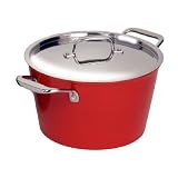 Cook's Choice Aluminum 5 Quart Stock Pot, Red by 