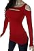 Cold Open Shoulder Cutout Peekaboo Lightweight Cotton New Top Reg & Plus Size