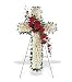 Hope and Honor Funeral Flower Cross