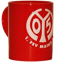 1. FSV Mainz 05 Tasse / Porzelantasse / Kaffeetasse / Pot / 0,4l Relief