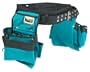 Custom Leathercraft 5605L Teal, 18-Pocket, 5-Piece, Professional Carpenters Combo