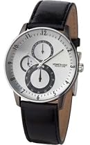 Kenneth Cole New York Men's Black Leather Watch #KC1461