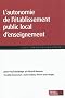 L'autonomie de l'�tablissement public local d'enseignement