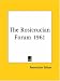 The Rosicrucian Forum 1961