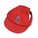 Los Angeles Angels Dog Puppy Pet Baseball Hat Cap- Medium/Large Officially Licensed MLB