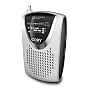 COBY CX-17 Mini AM/FM TV Weather Band Pocket Radio with Speaker
