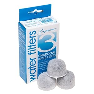 Capresso 4440.90 3-pack Charcoal Water Filters by Capresso