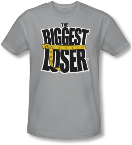 BIGGEST LOSER/LOGO - S/S Mens 30/1 - SILVER - LG Slim Fit
