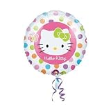 Hello Kitty 18" Mylar Balloon with Dots