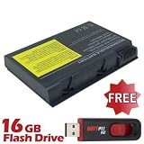 Battpit™ Laptop / Notebook Battery Replacement for Acer TravelMate 290EXC (4400mAh / 65Wh) with FREE 16GB Battpit™ USB Flash Drive