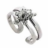Summer Sterling Silver Turtle Animal Toe Ring