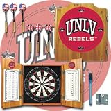 University of Nevada, Las Vegas Dart Cabinet with Board