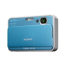 Sony DSCT2L Digital Camera - Blue (8.1MP, 3x Optical Zoom) 2.7" LCD