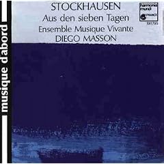 Stockhausen Aus den 7 Tagen