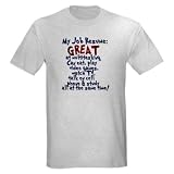 Slackers Job Resume Funny Light T-Shirt by CafePress