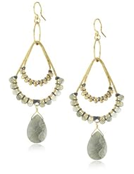 Chan Luu Gold Vermeil Double Drop Frame Earrings