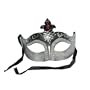 Silver Shimmer Venetian Masquerade Mask ~ Mardi Gras Masks