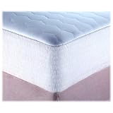 200-Thread-Count Cotton Top Queen Mattress Pad by Louisville Bedding