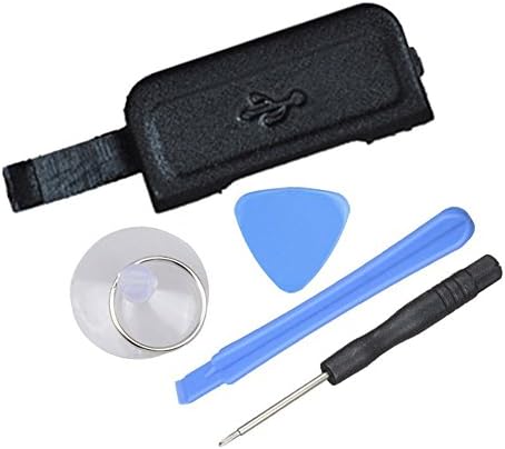 Timvasion USB Port Charger Cover Flap + Tools For Samsung Galaxy S5 SV Active G870A (AT&amp;T) (1pc+tools)