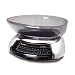 Salter 096Crbkdr Contour Mechanical Chromed Kitchen Scale With Clear Weighing Scoop
