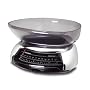 Salter 096Crbkdr Contour Mechanical Chromed Kitchen Scale With Clear Weighing Scoop