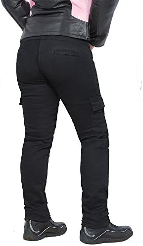 BILT IRON WORKERS Women's Motorcycle Cargo Pants - 10, Black