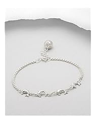 Dolphin Bracelet In 92.5 Sterling Silver