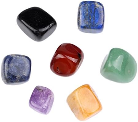 banshren® 7 Pieces With Random Mixed Chakra Stone Tumbled Stone Reiki Healing Crystal