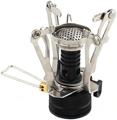 Portable Outdoor Picnic Gas Burner Foldable Camping Mini Steel Stove + Case