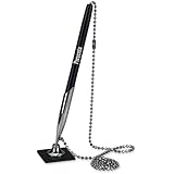 PM Company Preventa Deluxe Antimicrobial Refill Counter Pen, Medium Point, Black Barrel/Ink (05062)