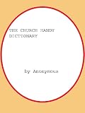 THE CHURCH HANDY DICTIONARY