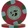 100 Paulson Top Hat &amp; Cane FULL Clay Poker Chips - $5
