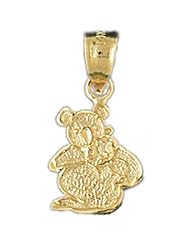 CleverEves 14K Gold Charm Koala Bear 0.9 - Gram(s)