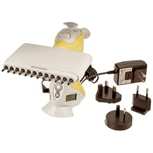 VistaLab 1060-0020 Ovation 12 Channel Electronic Multichannel Pipette, 0.5 - 20 microliters Volume, 0.05 microliters Graduation, Yellow