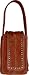 Nicole Miller Suede Front Flap Universal Cell Phone Carry Case with Hand Strap, Brown with Studs Image