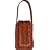 Nicole Miller Suede Front Flap Universal Cell Phone Carry Case with Hand Strap, Brown with Studs
