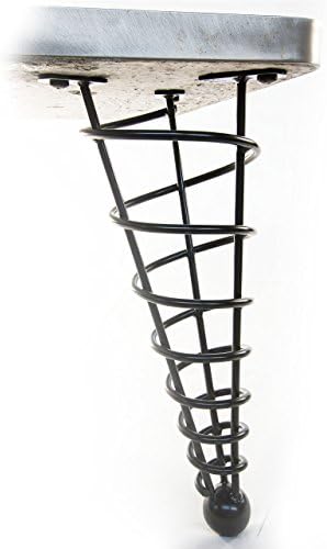 Coffee Table Legs, Unique Handmade, 14-inch Height, Angled, Set of Four