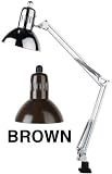 LAMPS BEAUTIFUL Contemporary Office Task Desk Study Swing Arm Light by Litesource--Brown--Excellent customer service--see our feedback.