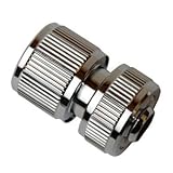 蛇口 部品 立水栓/水栓柱に蛇口先端金具 ホースカプラ メッキ(ニッケル)