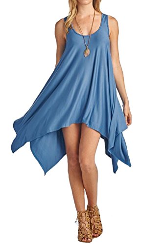 Iconic Luxe Women's Handkerchief Tank Dress