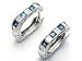 PLATINUM SAPPHIRE EARRINGS