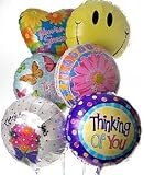 Half Dozen Mylar Balloon Bouquet, Thinking of You - B000MDAYLA