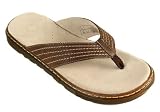 Dr. Martens Della Women's Leather Sandals, Toe Post, Tan