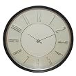 Oversized Contempo Raised Numeral Wall Clock - Black (29")
