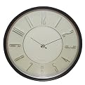 Oversized Contempo Raised Numeral Wall Clock - Black (29")