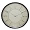 Oversized Contempo Raised Numeral Wall Clock - Black (29")